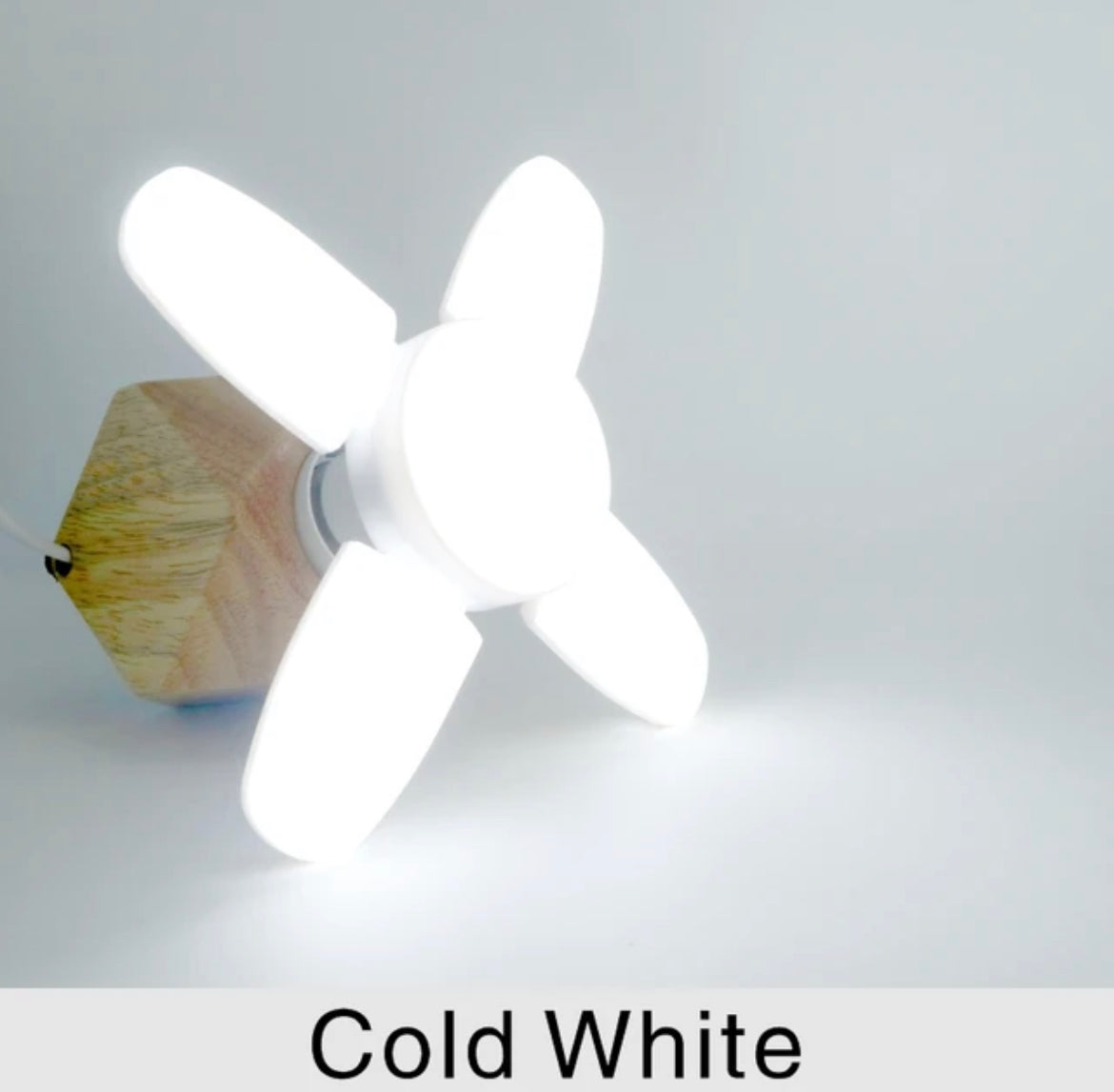 CJF LED Bulb Fan 28W, 6500K, Foldable