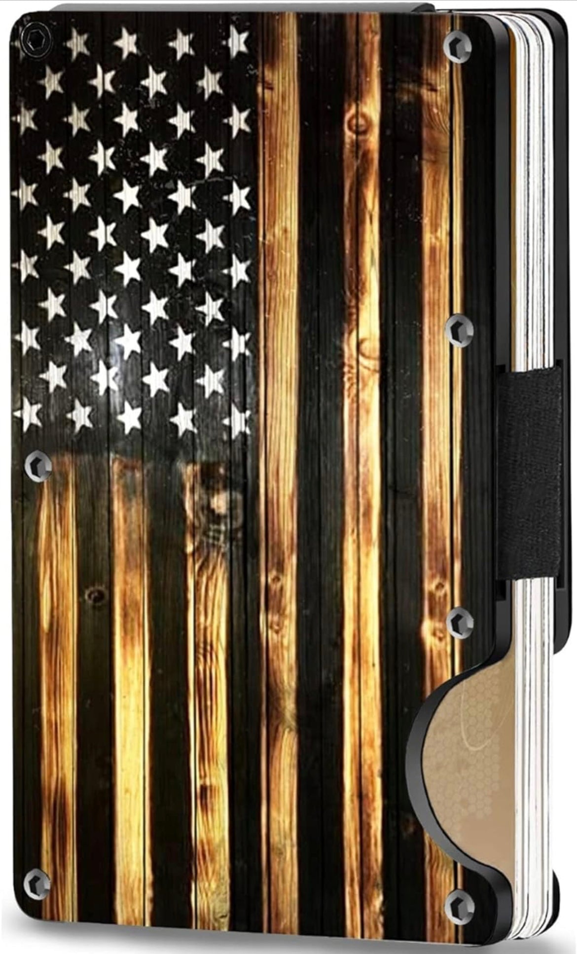 CJF RFID Blocking American Flag Wallet