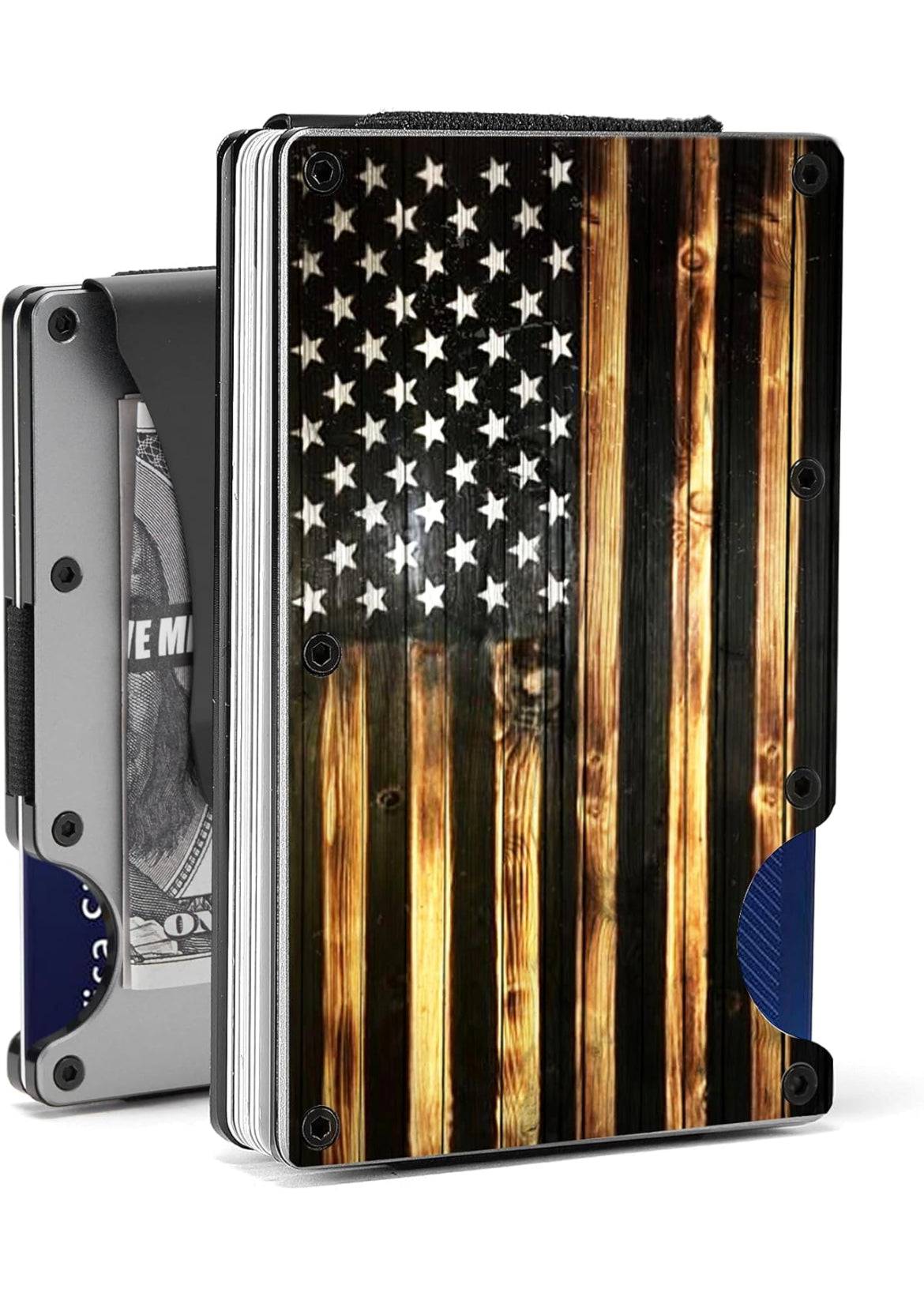 CJF RFID Blocking American Flag Wallet